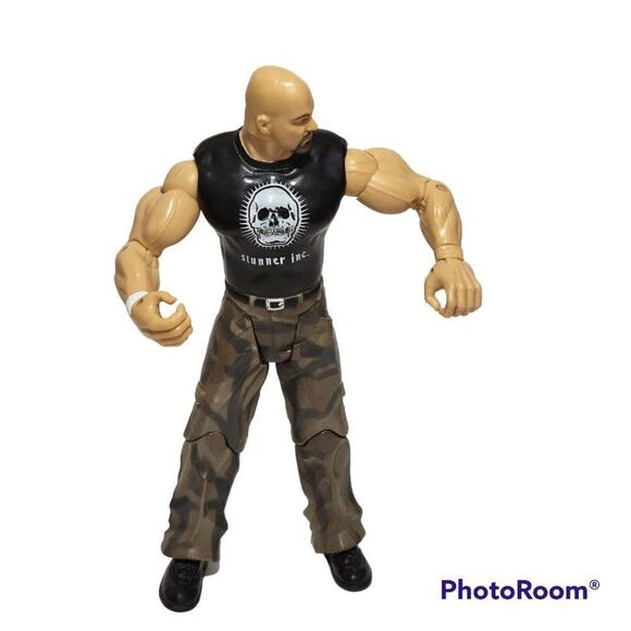 WWE Wrestling Action Figure Stone Cold Steve Austin Ruthless Aggression 2003 - Picture 7 of 12